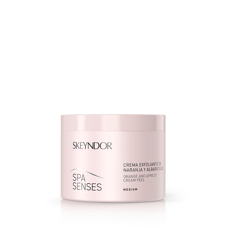 Appelsin- og aprikoskremskall profesjonell- Spa Senses 500ml
